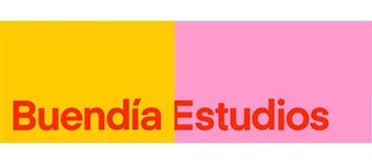 Logo colorido con el texto 'Buendía Estudios'.