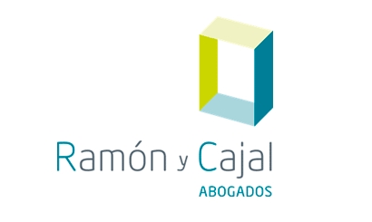 Logo de la firma de abogados Ramón y Cajal.