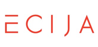 Logo de la firma jurídica ECIJA en un diseño moderno y minimalista.