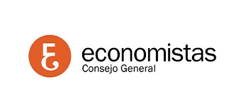 Logo de la organización de economistas en España.