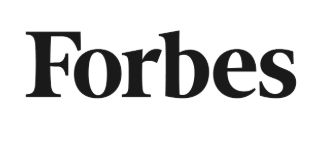 Logotipo de Forbes en letras mayúsculas.
