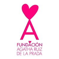 Logo de la Fundación Agatha Ruiz de la Prada con un diseño colorido y moderno.