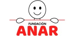 Logotipo de la Fundación ANAR, que promueve la ayuda a niños y adolescentes en riesgo.