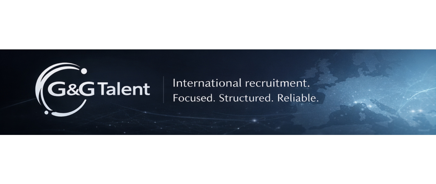 Imagen que representa la marca G&G Talent, dedicada al reclutamiento internacional.