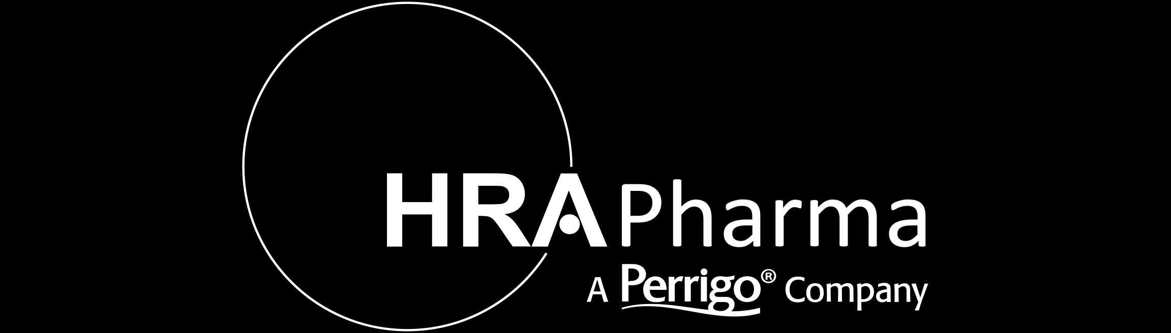 Logotipo de HRA Pharma, una empresa del grupo Perrigo.