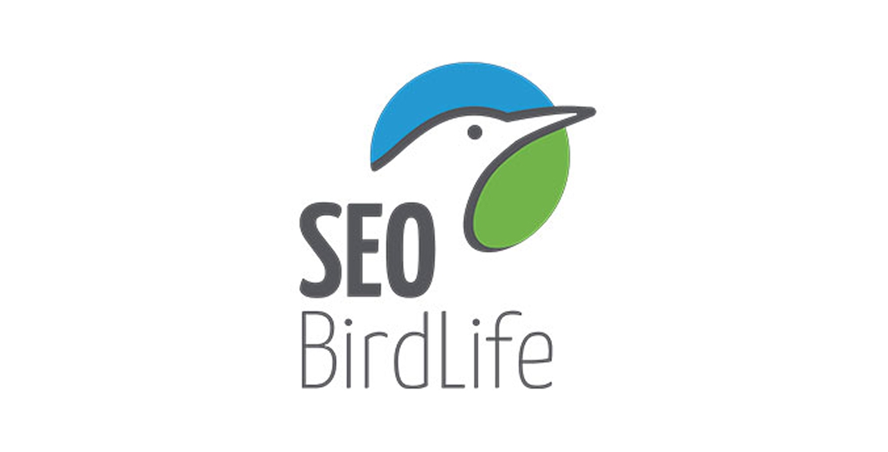 Logotipo de SEO BirdLife, una organización dedicada a la conservación de aves y su hábitat.