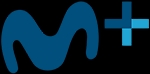 Logotipo de Movistar con el símbolo '+' en color azul.