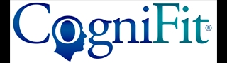 Logo de la marca Cognifit que presenta un perfil humano en color azul.