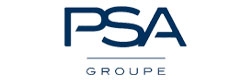 Logotipo de PSA Groupe en un estilo sencillo y moderno.