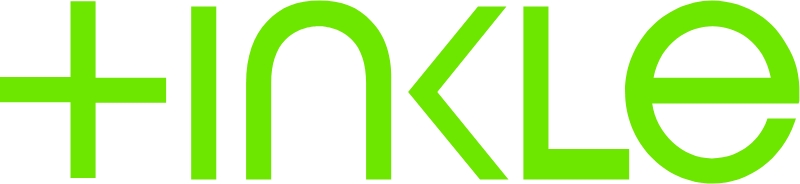 El logotipo de la marca Inkle, que se presenta en un color verde brillante.