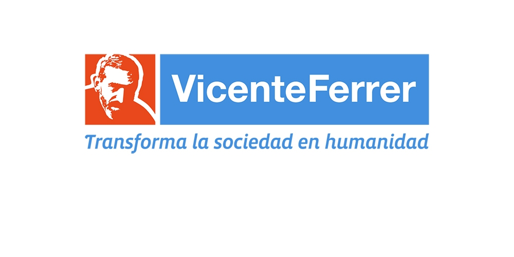 Logo de la fundación Vicente Ferrer que promueve el desarrollo social y humano.