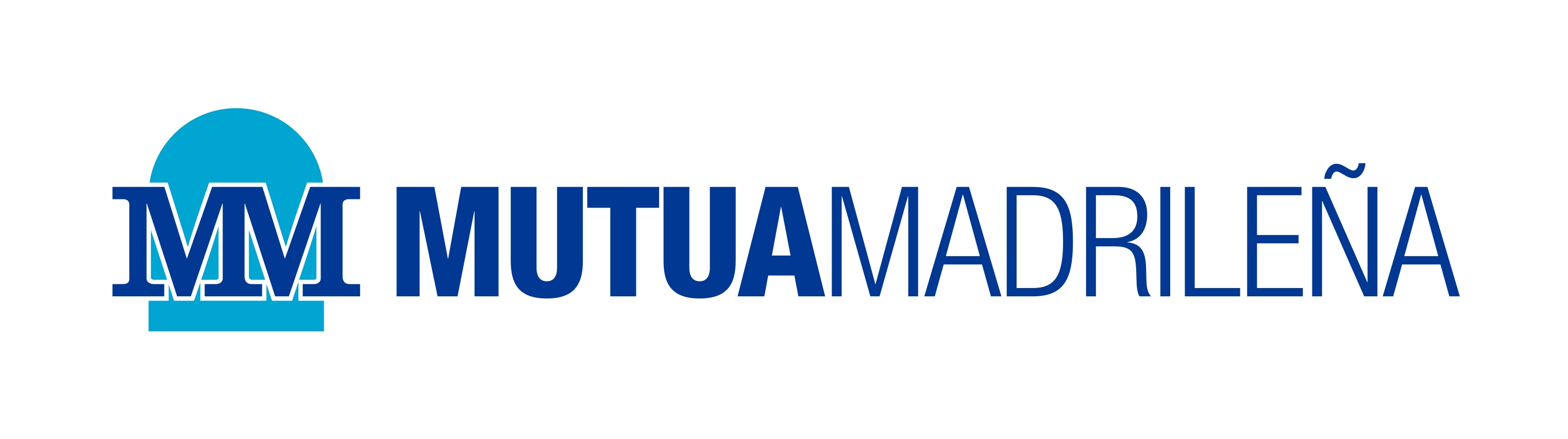 Logotipo de la Mutua Madrileña que incluye las letras MM y el nombre de la entidad.