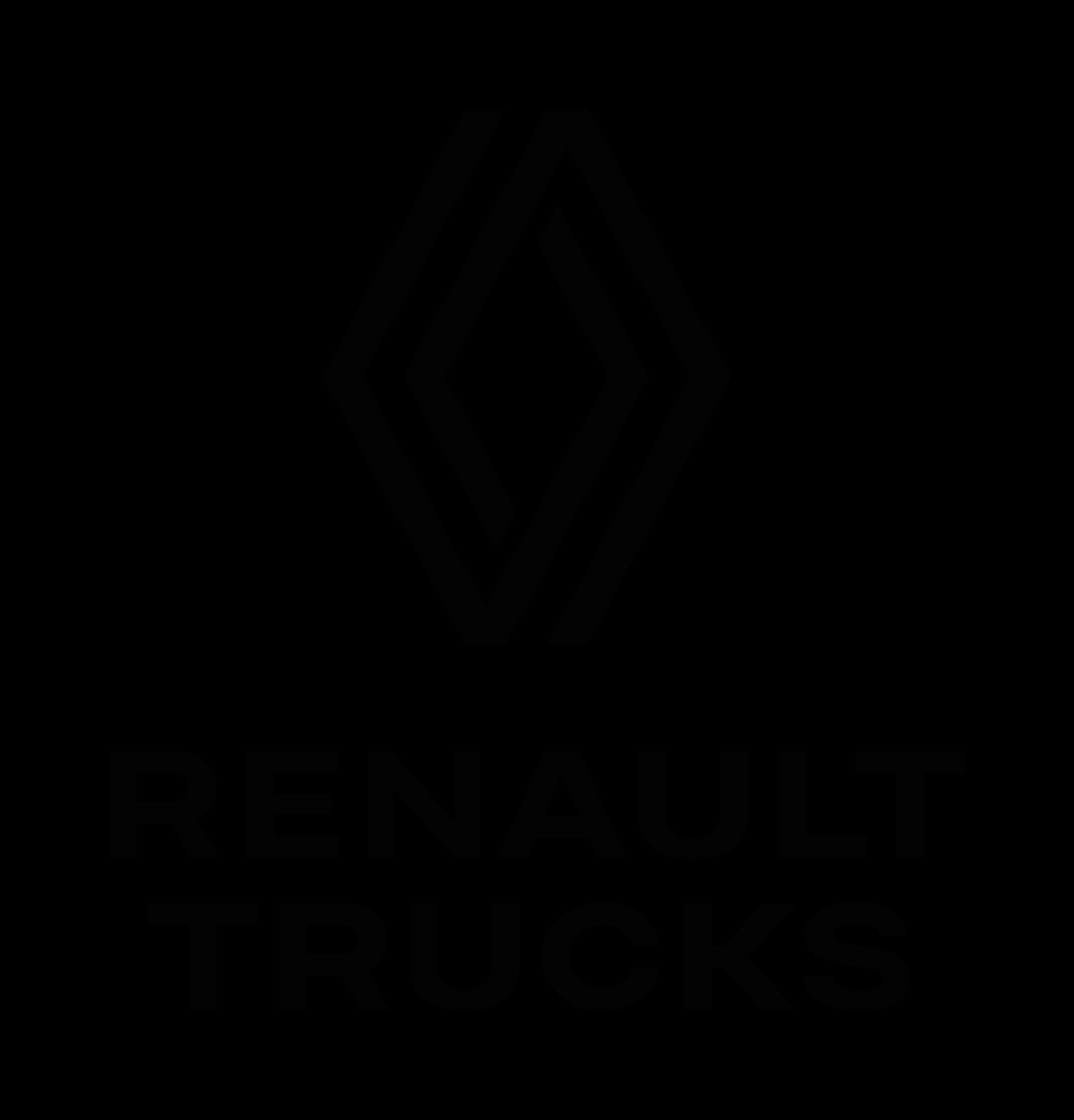 Logotipo de Renault Trucks en un diseño sencillo y moderno.