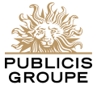 Logo de Publicis Groupe que incluye un león estilizado.