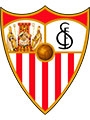 Escudo del Sevilla Fútbol Club, un equipo de fútbol de España.