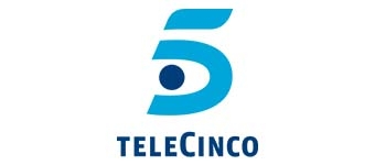Logotipo de la cadena de televisión Telecinco.