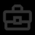Un icono que representa un maletín de trabajo.