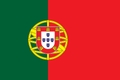 La imagen muestra la bandera de Portugal en color verde y rojo con un escudo en el centro.