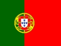 La imagen muestra la bandera de Portugal con sus colores característicos y el escudo en el centro.