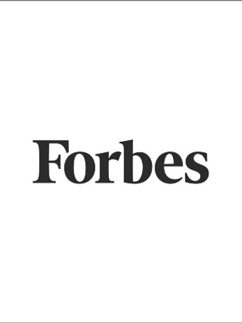 Logotipo de Forbes en un fondo blanco.