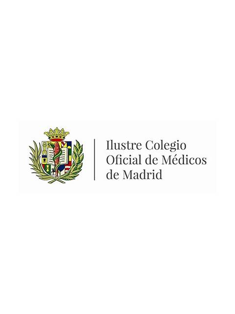 Logo del Ilustre Colegio Oficial de Médicos de Madrid.
