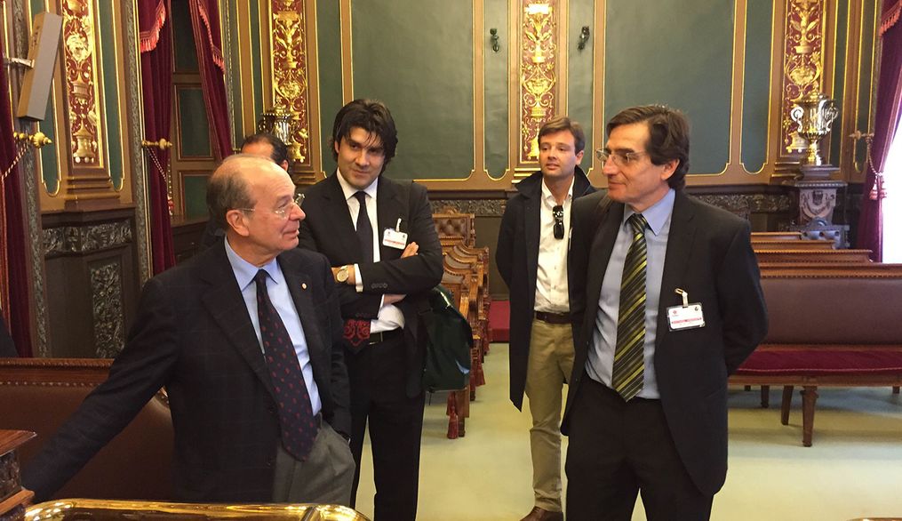 Recepción del alcalde de Bilbao a la Universidad Nebrija