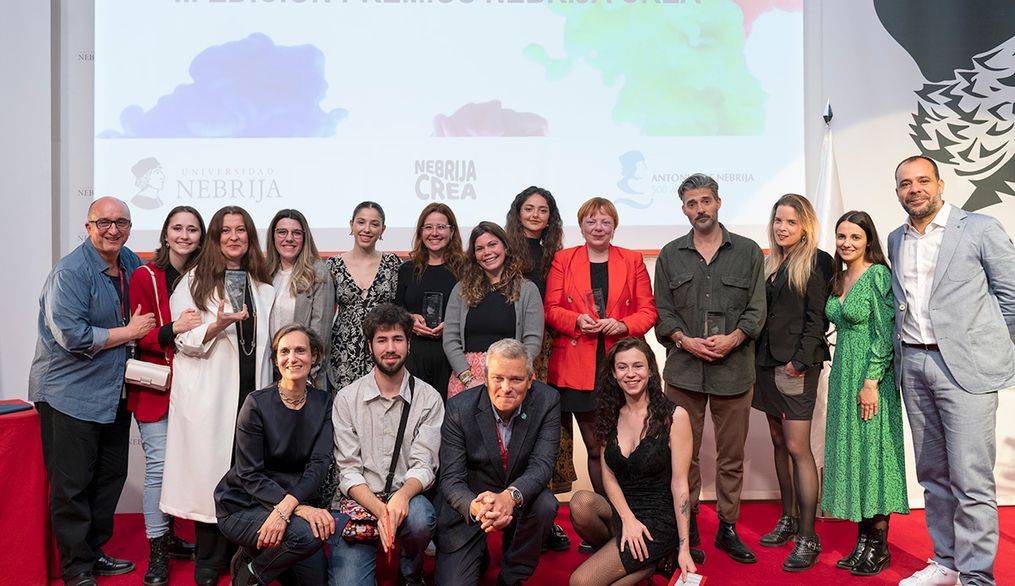 Alberto Mielgo, Pepa Pedroche, Cristina Jul y Marina Vargas, Premios Nebrija CREA