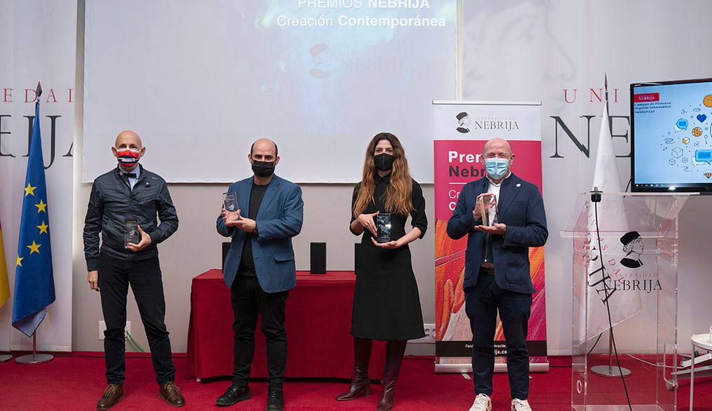 La II Edición de los Premios Nebrija CREA reconoce a los referentes españoles en el mundo del arte