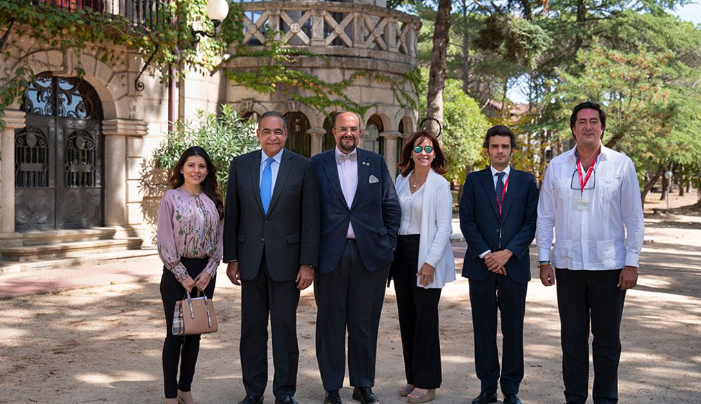 El rector de UNIBE visita la Universidad Nebrija