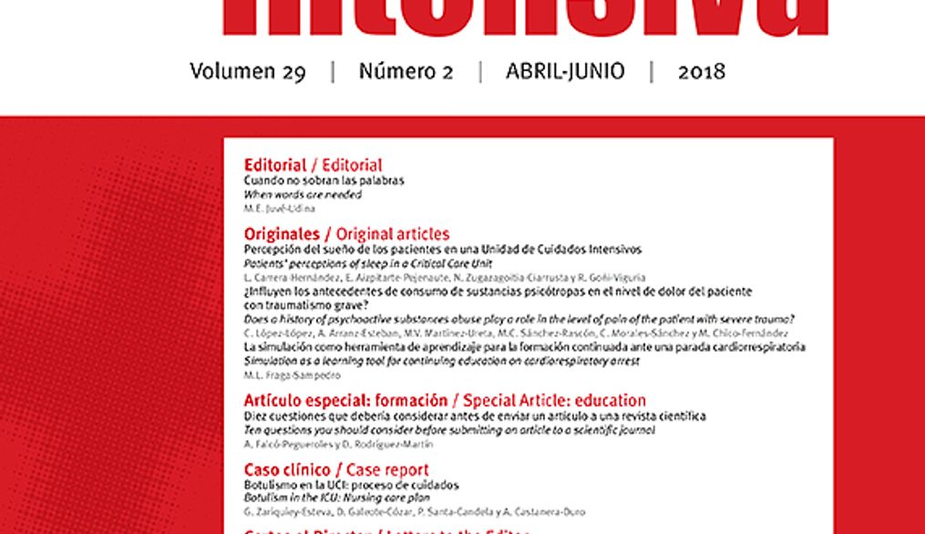 Enfermería intensiva: nueva revista online