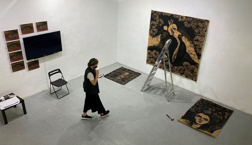 Todo listo para arar los surcos finales del grado de Bellas Artes
