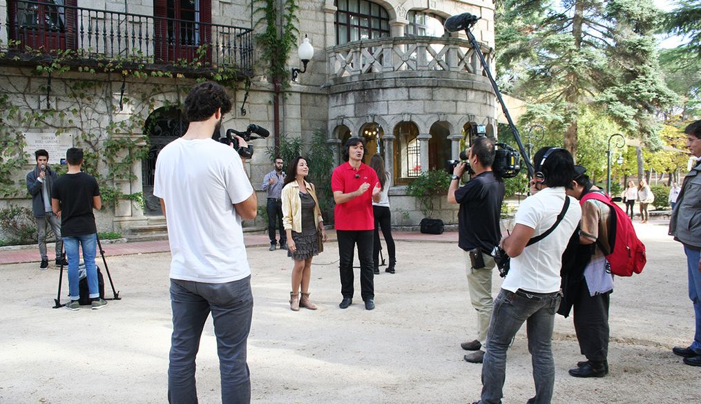La televisión pública japonesa NHK graba en la Universidad Nebrija