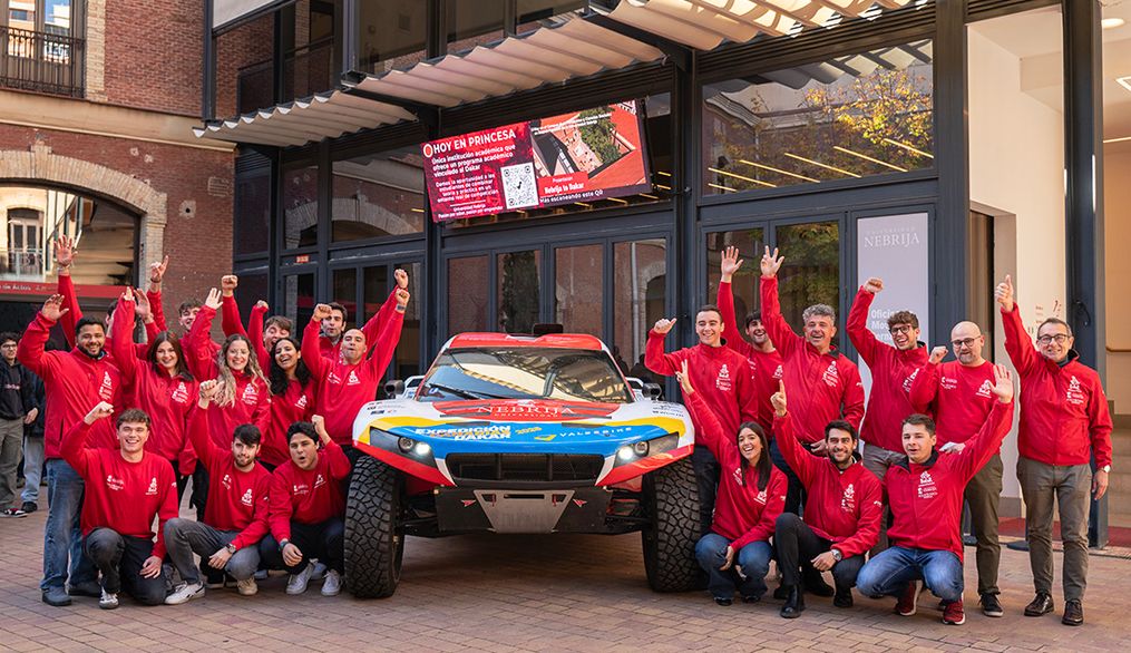 La Universidad Nebrija regresa al Dakar 2026 junto al piloto Pedro Peñate