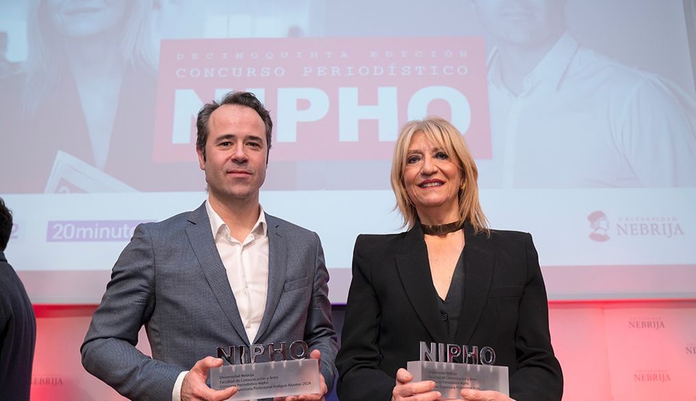 Los periodistas Encarna Samitier y Javier Chicote, Premios Nipho 2024