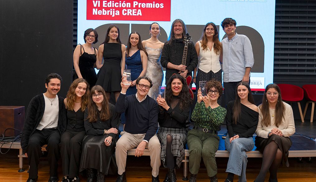 La actriz Adriana Ozores y el diseñador de moda Juan Duyos, Premios Nebrija CREA