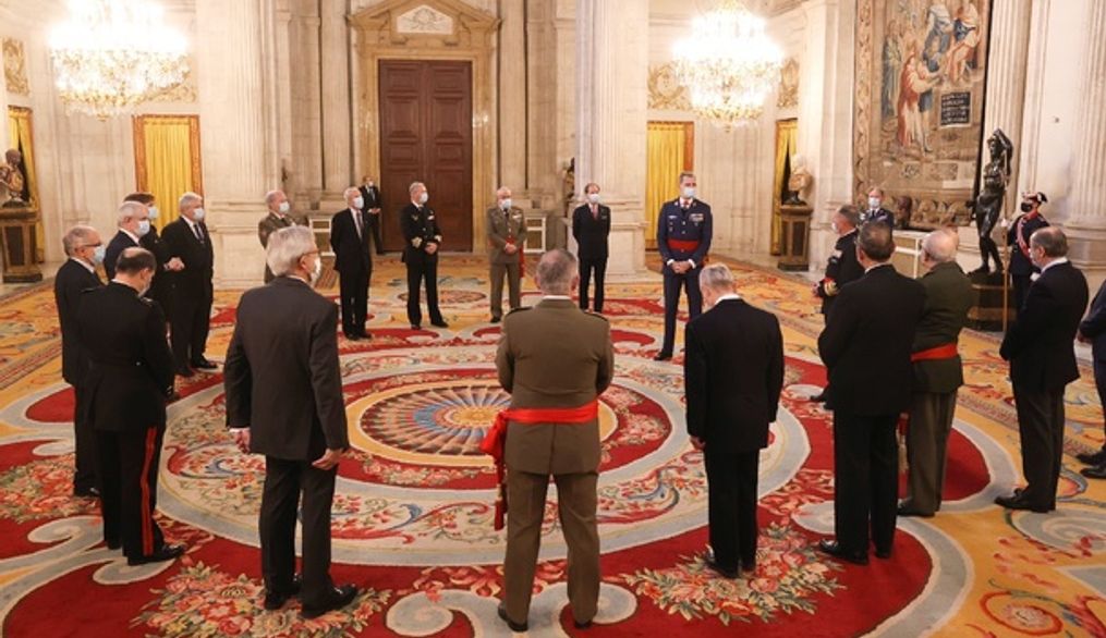Audiencia real a Eurodefense-España