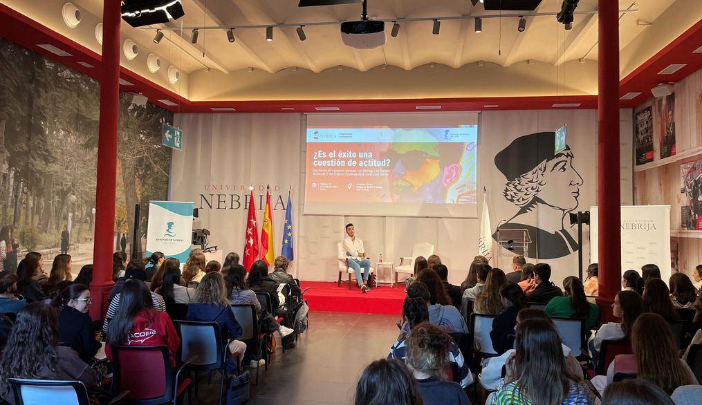El alumno Santiago Lara charla sobre el éxito y cuenta su historia de superación