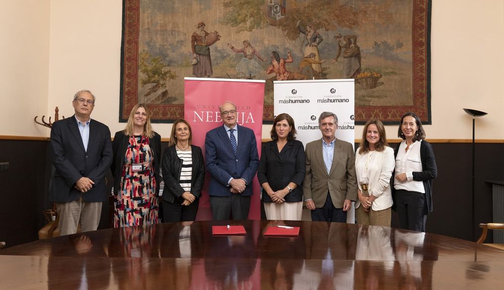 La Fundación máshumano y la Universidad Nebrija acuerdan colaborar en actividades académicas