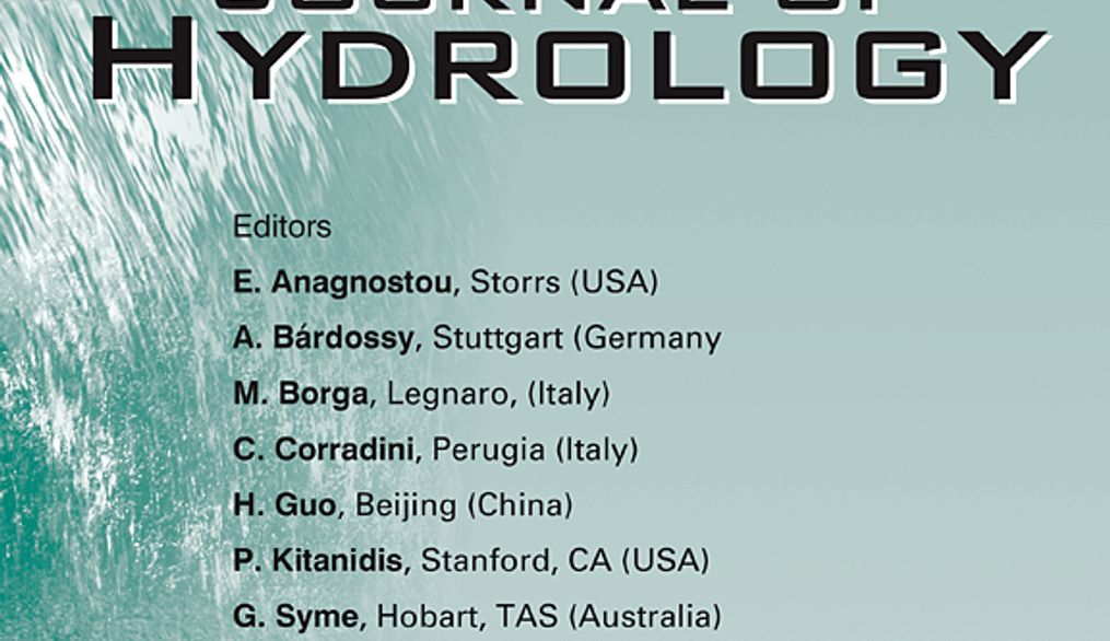 El profesor Ángel del Vigo publica en la revista "Journal of Hydrology"