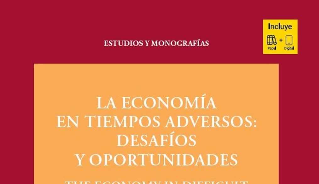 El libro trata sobre los desafíos y oportunidades de la economía en tiempos difíciles.