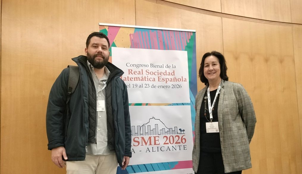 Pilar Vélez y Raúl Felipe Sosa presentan sus investigaciones en el Congreso Bienal RSME