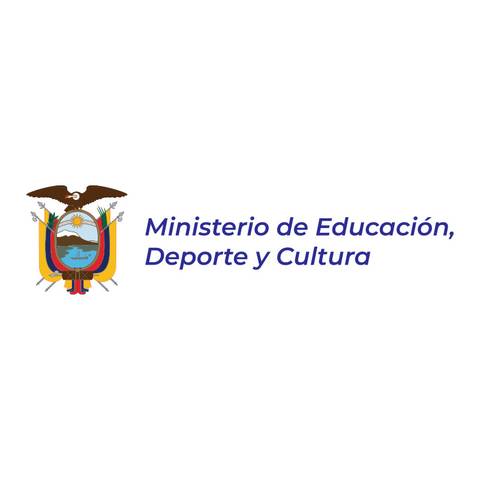 Logo del Ministerio de Educación, Deporte y Cultura de Ecuador.