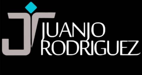Logo con el nombre Juanjo Rodríguez en un diseño moderno.