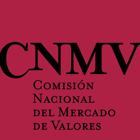 Logo de la Comisión Nacional del Mercado de Valores.