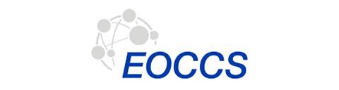 El logo de EOCCS que representa una red conectada.