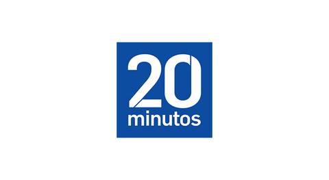 Logotipo de la publicación '20 minutos'.