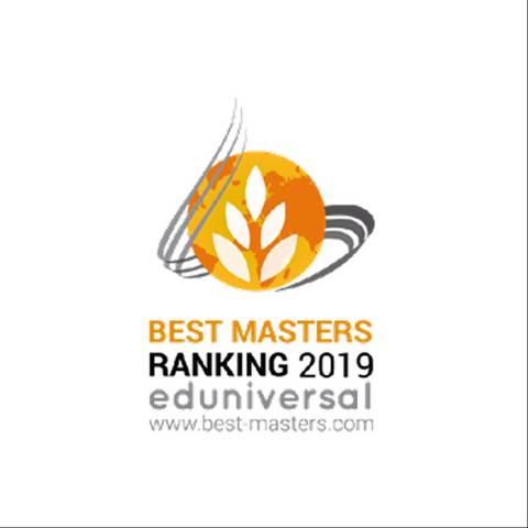 Logotipo del ranking de mejores másteres 2019 de Eduniversal.