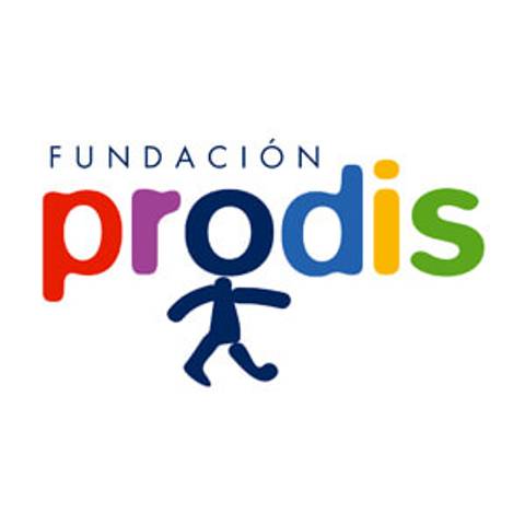 Logo de la Fundación Prodis que representa inclusión y apoyo social.