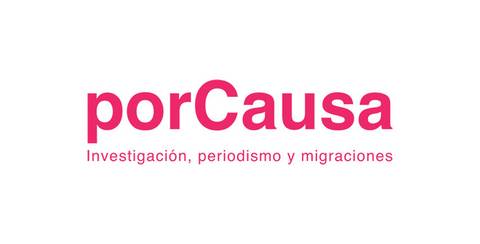 Logo de la organización porCausa, dedicada a la investigación y el periodismo sobre migraciones.