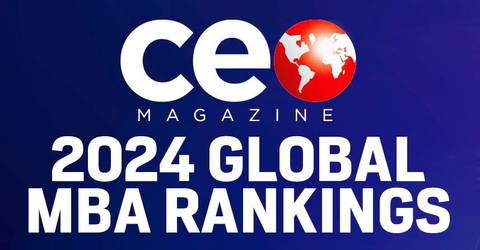 Gráfica que muestra el ranking global de MBA para el año 2024 según la revista CEO.